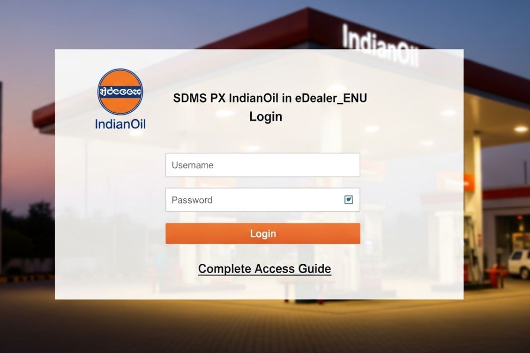 SDMS PX IndianOil in eDealer_ENU: Login Complete Access Guide